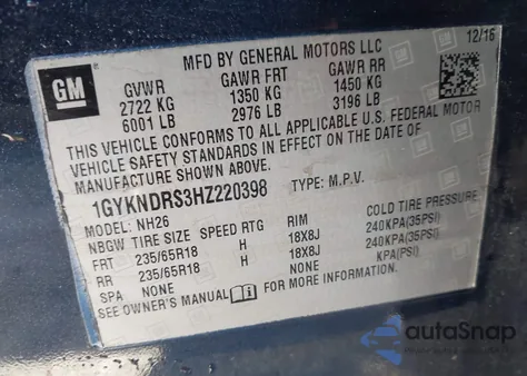 2017 Cadillac Xt5 Luxury from USA, damaged, VIN 1GYKNDRS3HZ220398